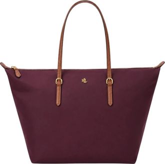 Ralph Lauren Keaton Tote - Dames - Shoppers - Rood - ONE Size - Nylon - Tassen