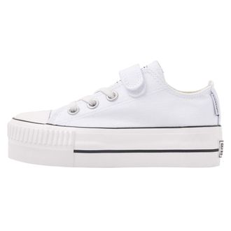 British Knights British Knights Womens Kaya Low Sneaker, White, 6 UK