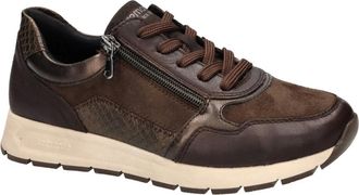Remonte Schoenen, Dames, Bruin, 42 EU, Leer, Sportieve Sneakers