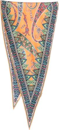 Etro Patterned Silk Scarf