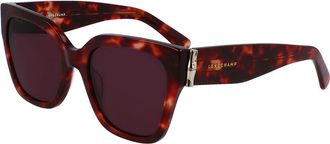 Longchamp LO167SN 640 Womens Sunglasses Tortoiseshell Size 55