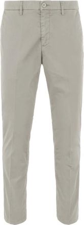 Bomboogie Slim Fit Chino Broek - Heren - Broeken - Grijs - Maat: W33 Katoen