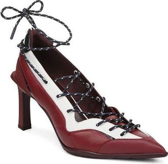 Naturalizer x June Ambrose Zyra Pointed Toe Sneaker Pump in Molton Noir/Warm White at Nordstrom, Size 8