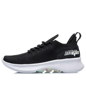 Li-Ning (WMNS) Li-Ning Eazgo Black White Sole AREQ052-4