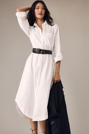 Maeve The Soren Long-Sleeve Shirt Dress by Maeve