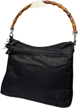 Gucci Pre-owned Handbag - Dames - Vintage Handtas - Zwart - ONE Size - Leer - Vintage
