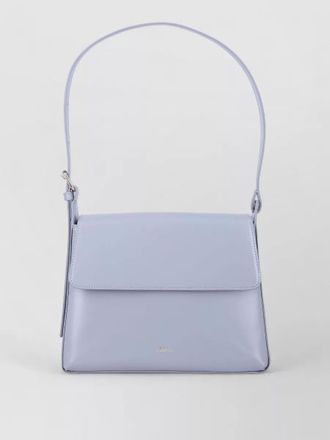 A.P.C. virginie flap leather shoulder bag