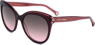 Carolina Herrera HER 0175/S 0C8C M2 Burgundy Red/Brown Pink Gradient