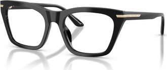 Emporio Armani 53mm Cat Eye optical glasses in Black at Nordstrom