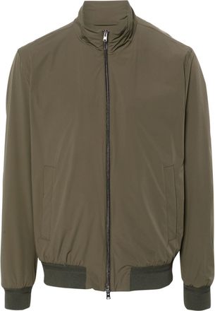 Herno taffeta bomber jacket - men - Polyamide/Polyurethane/Elastane/Polyester/Polyamide/Elastane - 56 - Green