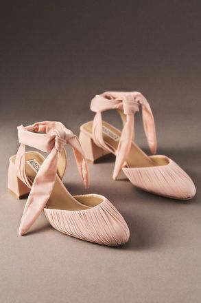 Badgley Mischka Ofelia Ankle-Wrap Heels