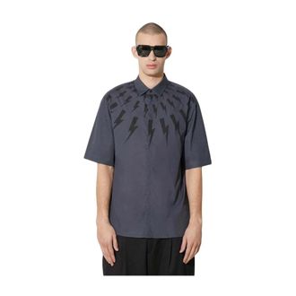 Neil Barrett Hombre, Camisas, Azul, Talla: M