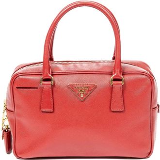 Prada Borsa tote con logo - Rosso