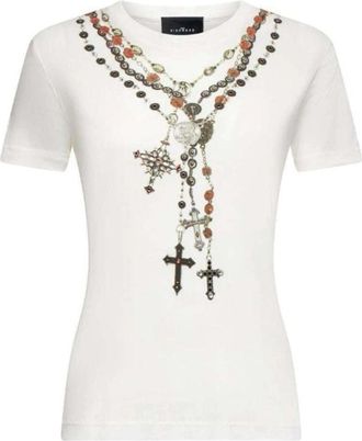 John Richmond T-Shirts - Dames - T-shirts - Wit - S - Tops