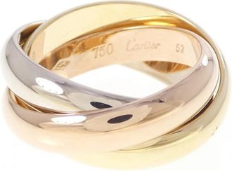 Cartier Yellow Gold (18K) Pink Gold (18K) White Gold (18K) Band Ring (Pre-Owned)