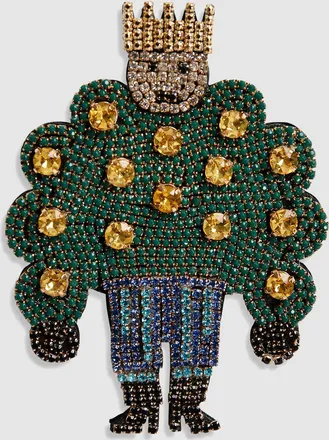 Essentiel Broche Kaylor Jaune Vert