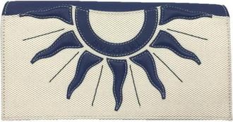 Bulgari Pre-owned Wallets, female, Beige, Size: ONE SIZE Pre-owned Vintage Canvas Wallet