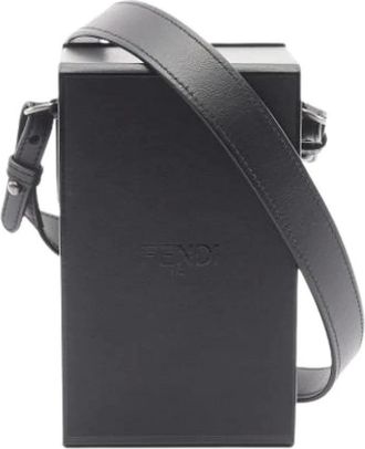 Fendi Pre-owned Cross Body Bags, female, Black, Size: ONE SIZE Pre-owned Cross Body Bag