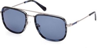 GANT GA7215 92V Mens Sunglasses Blue Size 56