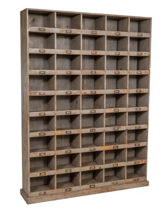Biscottini International Vitrina Librer&iacute;a De Roble Macizo L154xpr33xh105 Cm