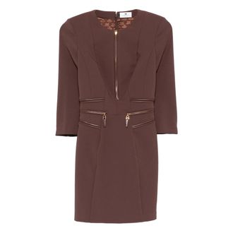 Elisabetta Franchi Zip-detail Dress