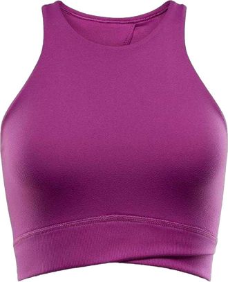 Nike Dames Twist Sportbh (Fuchsia Paars)