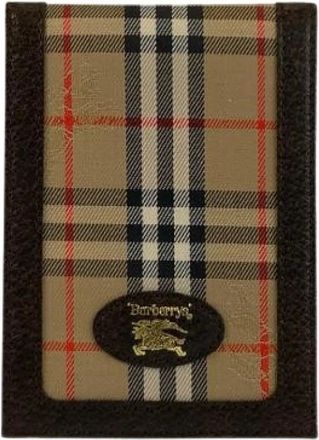 Burberry Pre-owned Wallets, female, Brown, Size: ONE SIZE Pre-owned Canvas Wallet