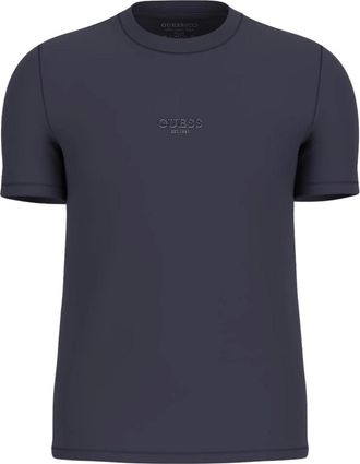 Guess Blauwe T-shirt en Polo Collectie - Heren - T-shirts - Blauw - 2XL - Katoen - Tops