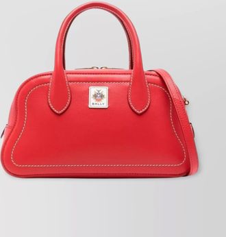 Bally shoulder bag contrast stitching