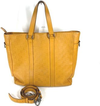 Louis Vuitton Damier Infini Solar Yellow Damier Infini Shoulder Bag Tote Bag (Pre-Owned)
