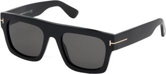 Tom Ford Fausto FT 0711 Zonnebril - unisex - Zonnebrillen - Zwart - 53 MM - Accessoires