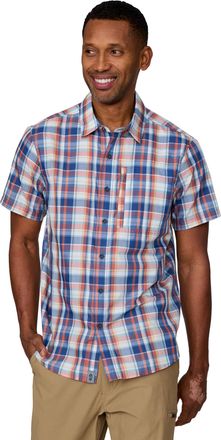 Free Country Mens Excursion Short Sleeve Poplin Shirt