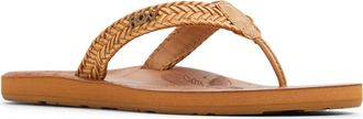 Roxy Lili III Flip Flop in Tan at Nordstrom, Size 10