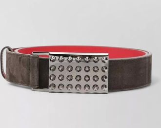 Christian Louboutin stylish leather belt adjustable length