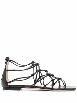 Fabiana Filippi lace sandals - Black