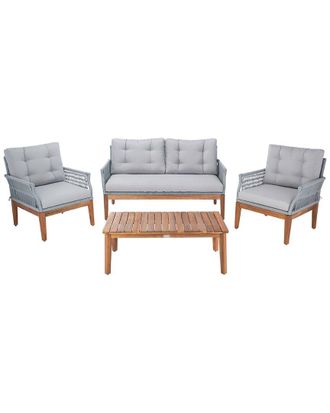 Safavieh Indoor/Outdoor Winslo 4Pc Living Set