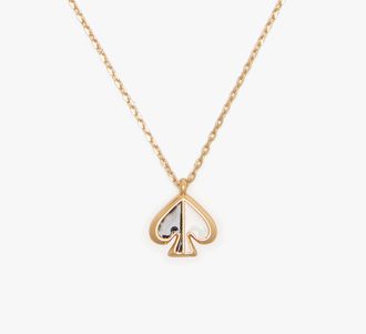 Kate Spade New York Everyday Spade Enamel Block Mini Pendant