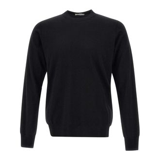 Paolo Pecora Truien & Vesten, Heren, Zwart, XL, Wol, 16-Gauge Wollen Trui