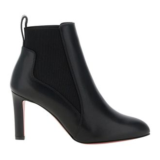 Christian Louboutin Schoenen, Dames, Zwart, 36 EU, Leer, Fannylove Chelsea Booty