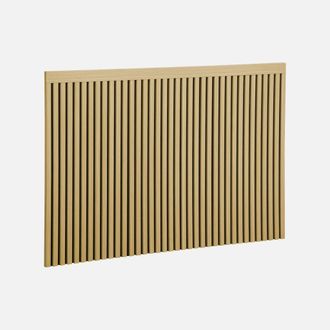 Sweeek Cabecero De Madera Con Listones Decorativos, 140cm