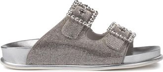 Le Silla Sandali slides Poolside - Argento