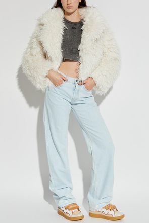 Michael Michael Kors Faux Fur, Womens, White