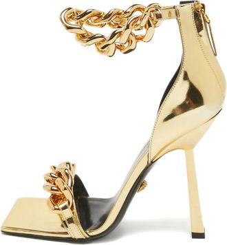 Versace Sandali con catena - Oro