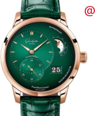 Glashütte Original Glashutte PanoMaticLunar Automatic Green Dial Mens Watch 1-90-02-23-35-01
