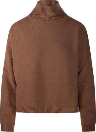 Max Mara funnel-neck sweater - Brown