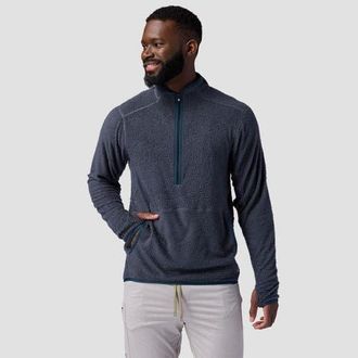 Backcountry Highliner Primaloft Air-Perm Fleece 1/4-Zip - Mens in Turbulence at Nordstrom, Size Xx-Large