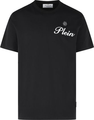 Philipp Plein Schwarzes Baumwoll-T-Shirt von Philipp Plein