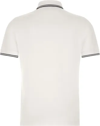 Stone Island Organic Cotton Piqu&eacute; Polo Shirt - white