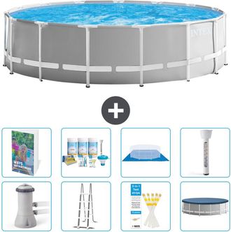 Intex Piscina Prism Frame Redonda - 457x122 Cm - 9-piezas S574