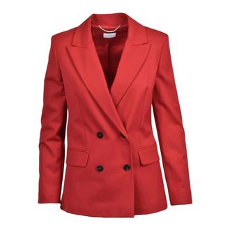 Marella Nuptial Double-Breasted Jas - Dames - Blazers - Rood - XL - Wol - Jassen